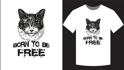 born to be free design graphic design illistrator t shirt design vector