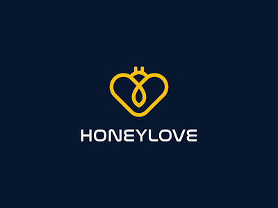 Honey Love logo design animal bee bees beestrong bird flower honey honeybees honeylove logo mark logodesign logoinspiration love lovebees nature