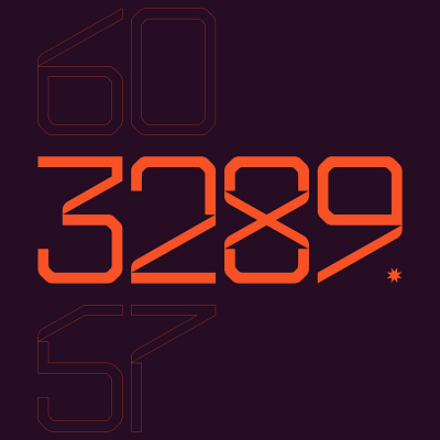 Numbers branding design logo numbers type typeface typography