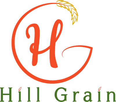 Hill Grain Logo branding logo