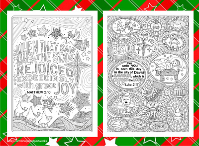 Two Christmas Coloring Pages angel coloring baby jesus christmas coloring printable pages xmas coloring zendoodle zentangle arts