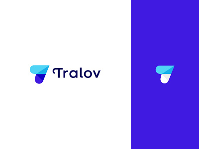 Tralov - Letter T Modern Logo - T Logo abstract brand style branding colorful heart icon icon letter mark logo design logo designer logo trends minimal modern logo simple logo t logo travel agency typography unique vector vector illustration