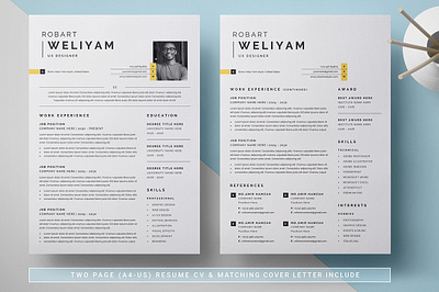 Resume modern cv