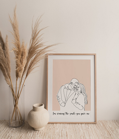 CUSTOM LINE DRAWING, Custom Illustration, Art prints minimalist gift