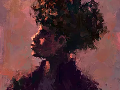 肖像画 art design painting procreate