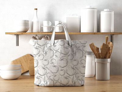 Apples pattern. Black and white sketches apples black and white food fruit hand drawn illustration ink line art nature pattern sketch