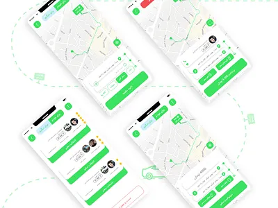 Snapp! app application applicationdesign design green greenconcept minimal minimaldesign mobileapplication mobileconcept onlinetaxi redesign taxi taxionline uidesign