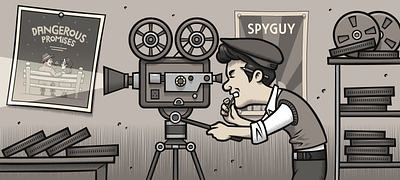 Videos illustration piotr antkowiak spyguy