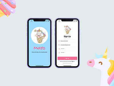 Icecream App 001 app app design dailyui delivery design ecommerce figma food ice icecream interface ios ui uxui