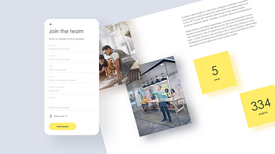 Design an application to join the team app application brand identity design illustration interface logo mobile ui user experience design user interface design web