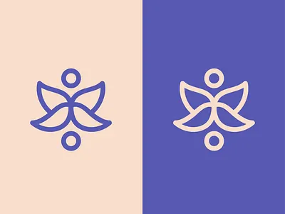 Sevi Yoga beautiful beauty feminine icon logo lotus minimal people yoga