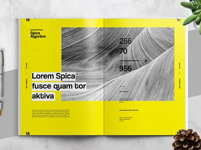 Art and Exhibition Magazine Editorial Template a4 brochure catalog catalogue company corporate editorial editorial design elegant exhibition indesign letter lookbook magazine modern multipurpose portfolio proposal swiss yellow