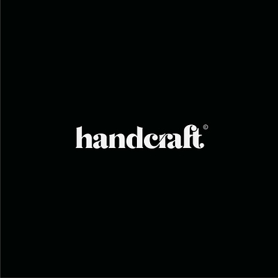 handcraft wordmark handcraft lettering logotype wordmark