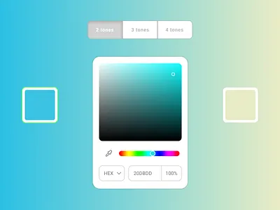 Color Picker - Daily UI 060 color palette colors daily ui daily ui 060 dailyui dailyui006 day 060 gradient ui ux web design