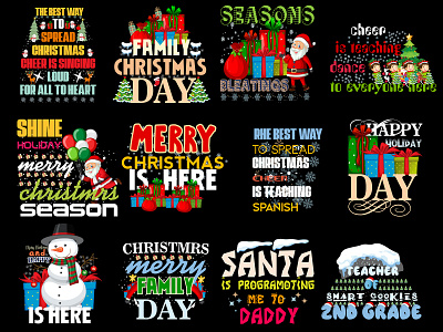 Christmas Tshirt Design animals kids besttshirt branding customtshirt design graphic design kids activity logo pirintingtshirt pngtshirt printingtshirt shirt svgtshirt tshirt tshirtdesign typography ui vector