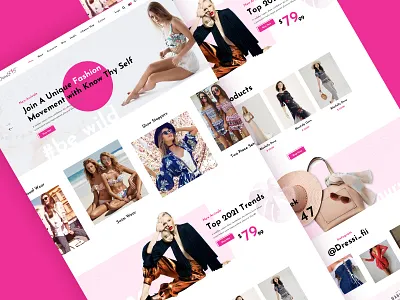 Fashion Clothing branding fashion clothing logo ui
