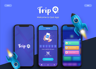 Trip Q app design behance check point game create round direction game dribbbble flat game forgot password ui gaming gender ui location ui profile screen ui puzzle game qr code ui quiz app sharing app sign up ui trip true and false game winner list ui