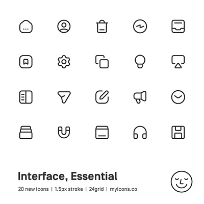 Myicons✨ — Interface, Essential, Ui vector line icons pack essential icons figma icons icon design icon pack icons icons design icons pack interface icons line icons sketch icons ui ui design ui designer ui icons ui kit ui pack ui set web design web designer web ui