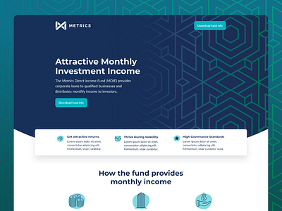 Metrics digital design ui design webdesign