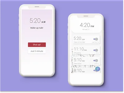 Alarm App app design graphic design icon logo ui ux