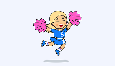 Character Concept: Cheerleader brand character