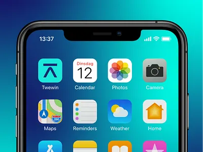 Twewin / Fitness Application application design application logo application mark brand branding design designer fit fitness from home gym identity logo mark material wewin workout