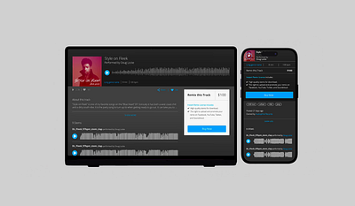 SKIO Music Platform animation e commerce music ui ux