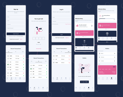 Coinkeeper app design graphic design illustration minimal typography ui ux web website