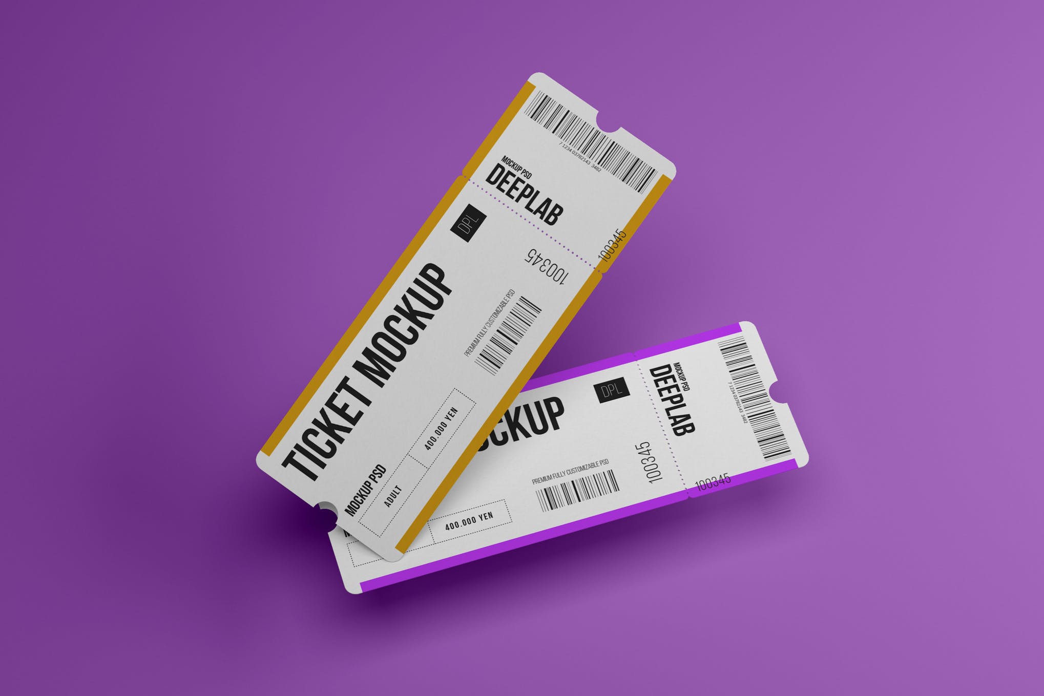 Event Ticket Mockup 3d branding design event graphic design illustration logo mockup ticket ticket mockup typography ui ux vector