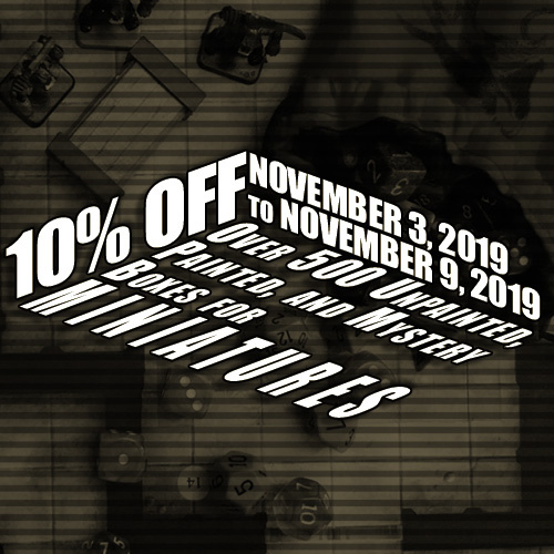 Example of Explorers' Emporium - Minis Sale 01