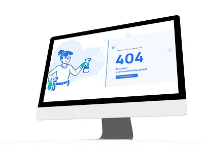 Vaxi - Covid-19 Vaccination & Health Services Error Page animation covid design elementor health medicine ui vaccination webdesign website word wordpress