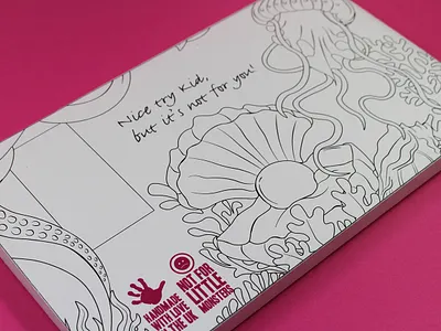 YCN Chocolate Packaging Illustration - Under the Sea brand identity branding chocolate packaging coral reef design graphic design illustration illustration packaging logo logo design minimal branding minimal illustration packaging playful illustration sea illustrations under the sea vector