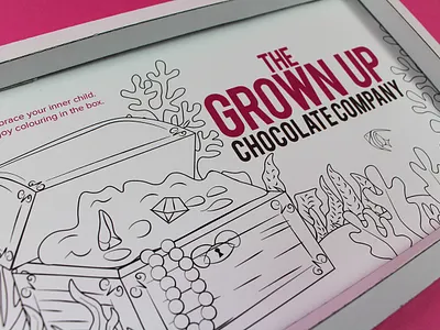 YCN Chocolate Packaging - Treasure Chest / Under the Sea brand identity branding chocolate packaging coral reef illustration design fish illustration graphic design illustration illustration packaging logo logo design minimal branding minimal packaging packaging design treasure chest vector vector illustration