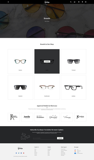 E-commerce/ Brands branding design responsive ui website