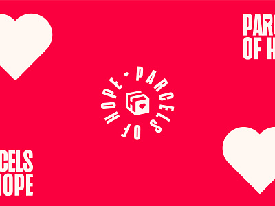 Rejected Parcels of Hope Lockup Flipped branding church custom design god hope icon illustration jesus christ lock up lockup logo ministry parcels trademark ui ux vector