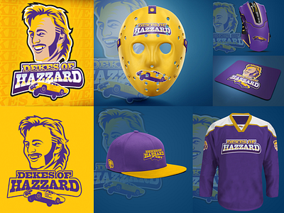 Dekes of Hazzard merch advertising logo design merch design