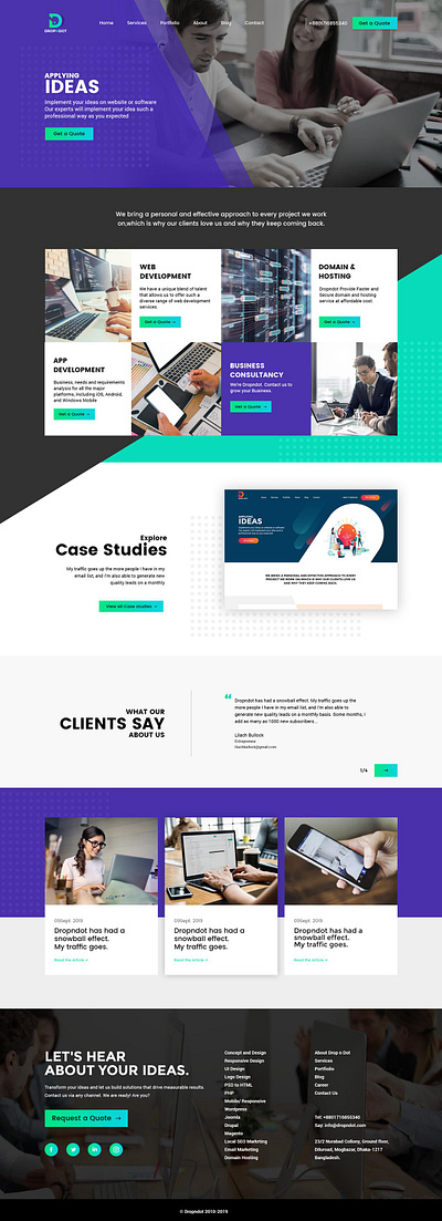 Software Dev.Agency branding design logo responsive ui ux website