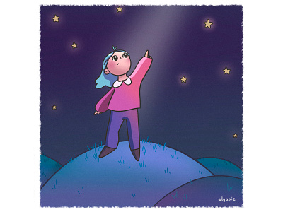starlight night art art entertainment artist artwork character design drawing illustration illustration art procreate procreate art procreate illustration