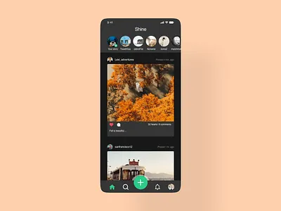 Social Media Feed adobexd dailyui design feed mobile social media ui ux xdcreativechallenge xddailychallenge