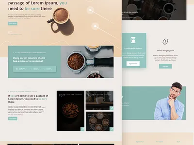 Cafed Web Design By Enzw branding design graphic design inspiration landing page modern typography ui ux web design web profile