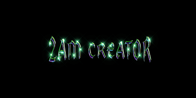 2AM Creator type design 2amcreator art branding design digital art graphic design layer effects logo photoshop type type design typography