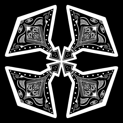 Stingray Mandala art design digital art drawing graphic design icon illustration ipad logo mandala procreate trippy design