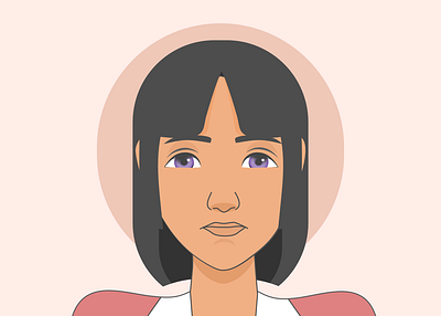 Kyra character character design digital art digital illustration face girl illustration portrait vector