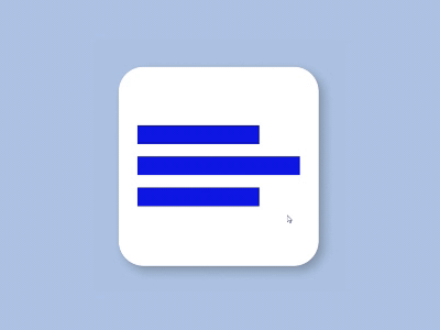 #JustTry : Simple Animated Hamburger Menu design graphic design hamburger ui user interface ux