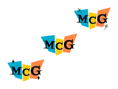 MCG Logo Concepts atomic branding logo mid century retro space age