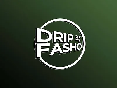 COMMISSION WORK WITH DRIP FASHO USA apparel brand identity branding clothing design flat graphic design icon letterlogo logo logotype minimal ui