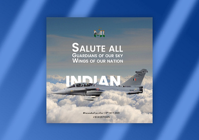 Indian air force day social media poster celebration facebook graphic design indian air force day instagram social media social media post