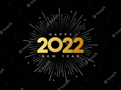 Happy 2022 new year 2022 background calendar gold gradient happy happy new year illustration logo luxury new year star typography vector