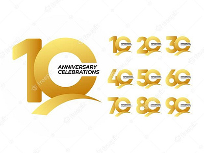 Anniversary logo 3d animation anniversary branding design graphic design illustration logo motion graphics typography vector