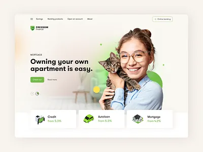 Freedom Finance | bank bank design finance ui uxui webdesign